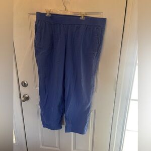 New without tags, Talbots size 2X airy gauze pull on pants beautiful sea blue
